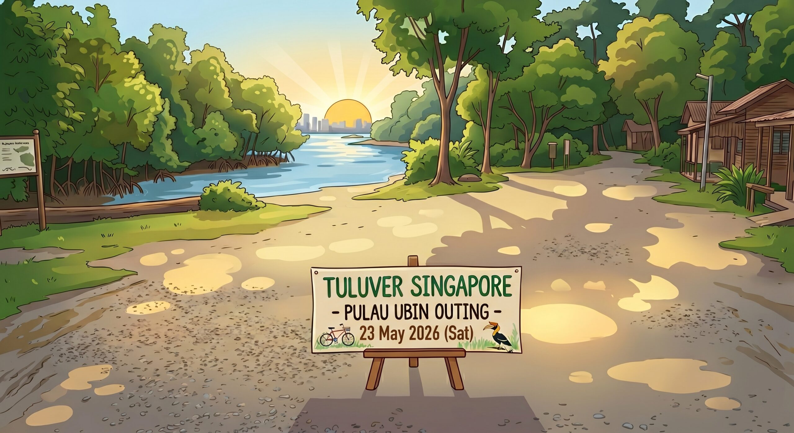 Family Outing to Pulau Ubin