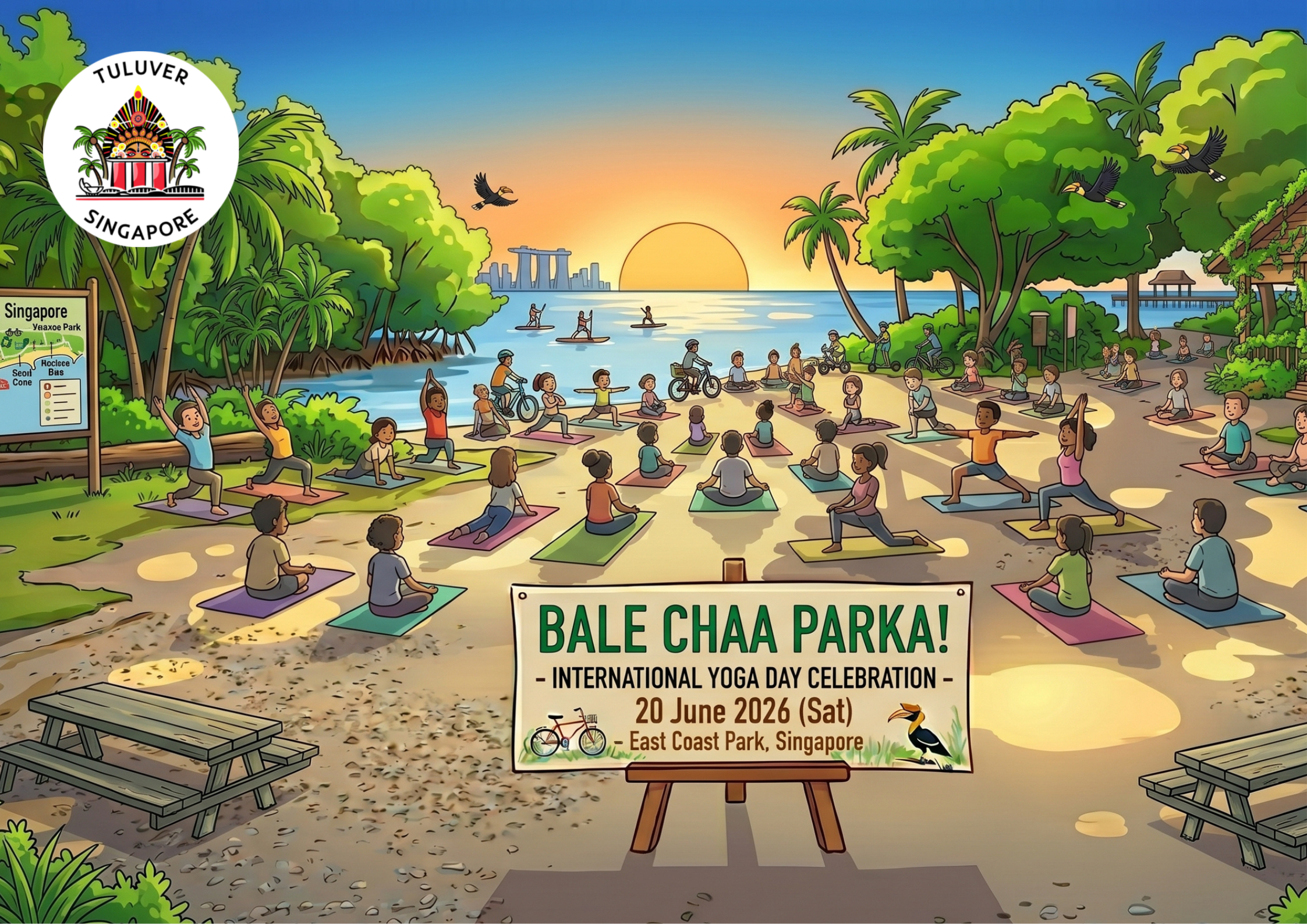 Bale Chaa Parka! on International Yoga Day